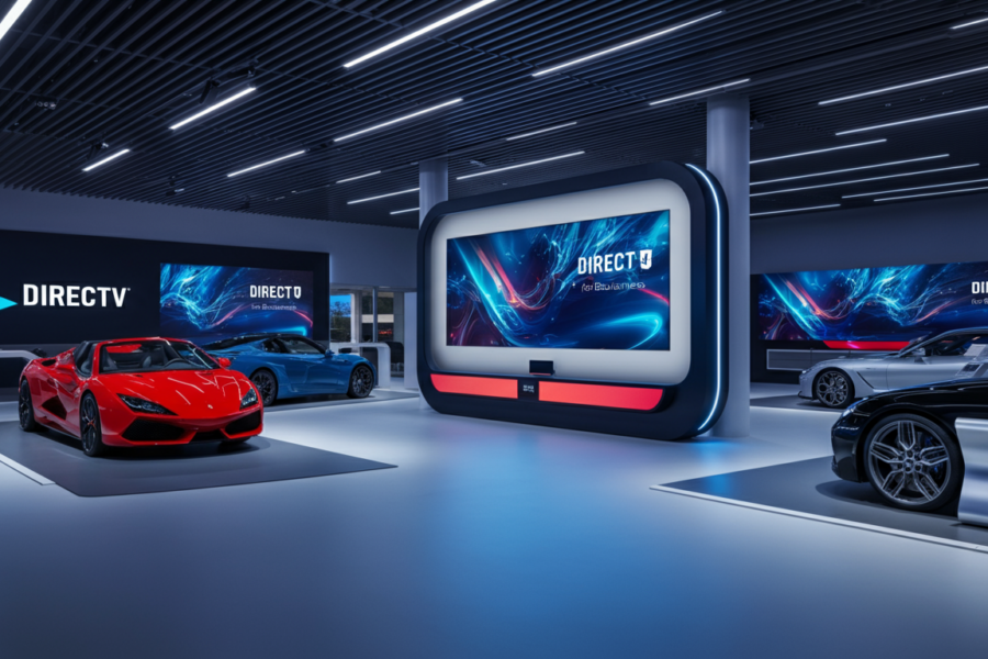 Revving Up Sales: Innovative DIRECTV FOR BUSINESS Marketing for Auto Dealerships